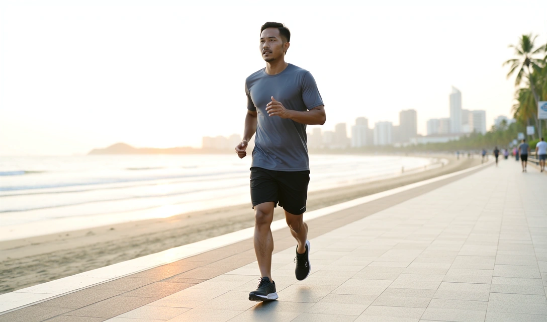 Active lifestyle for men in Indonesia
